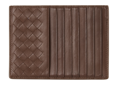 Bottega Veneta Intrecciato Card Holder, front view